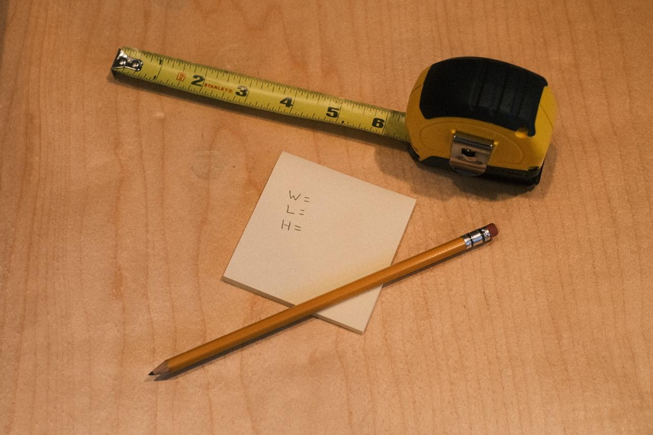Tools for measuring drawer dimensions